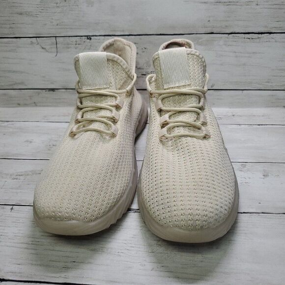 PONY PP1-TAG Running Shoes Cream Mens US 12 Casual Athletic Fashion Sneaker - Picture 2 of 10